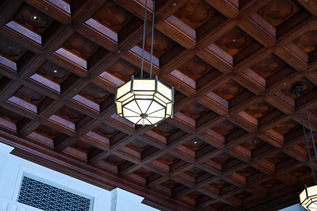 Geometric recessed panels