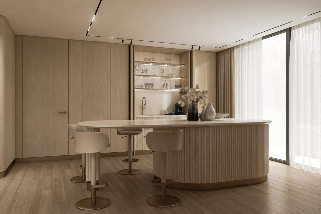 Minimalist sustainable interior in Alex Kovatchev’s project