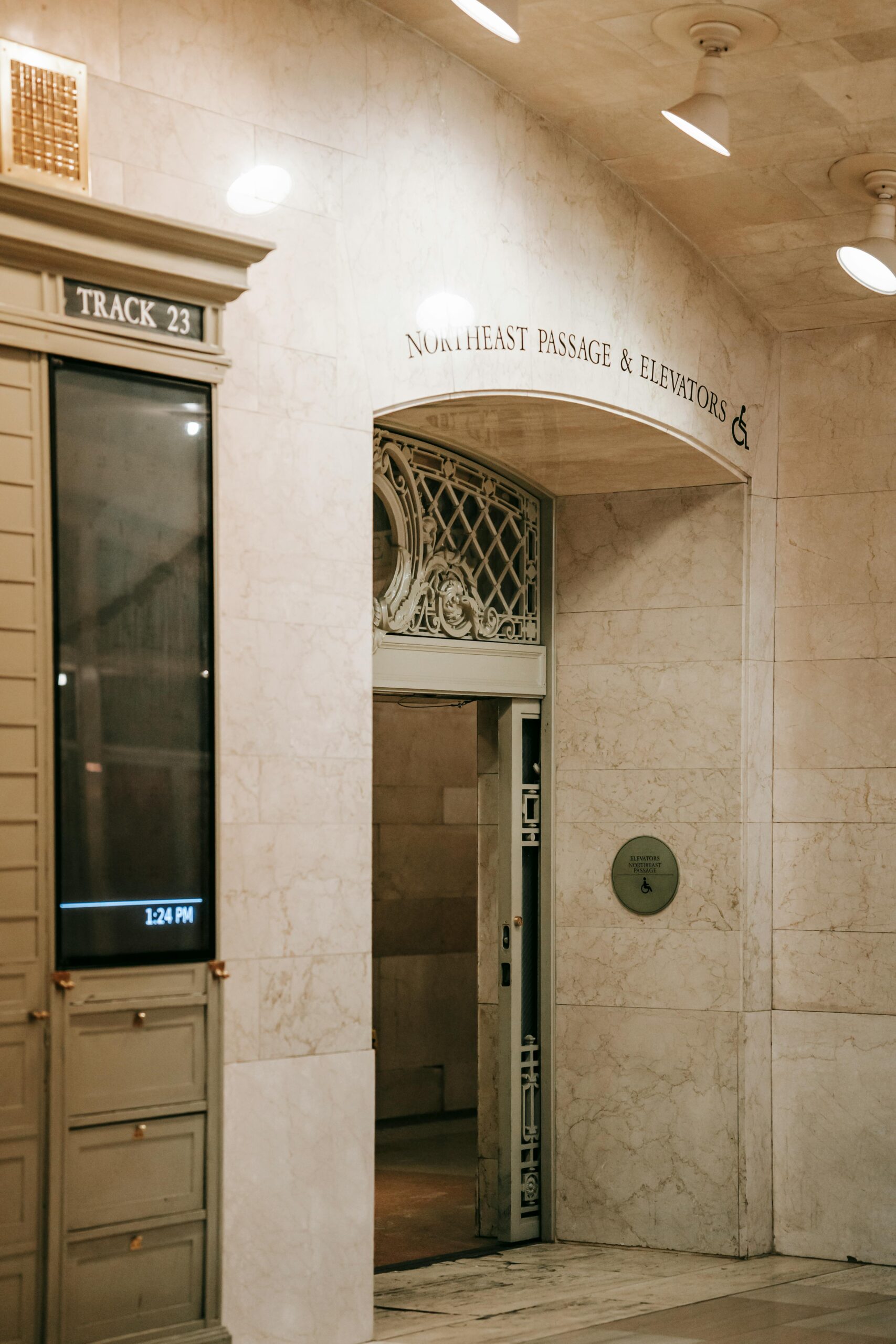 Historic elevator in a luxury apartment