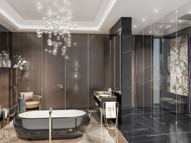 Луксозен интериор IDEA International с акцентно и декоративно осветление